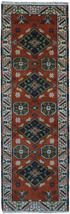 2' 0" x 6' 6" India Kazak Runner image 0