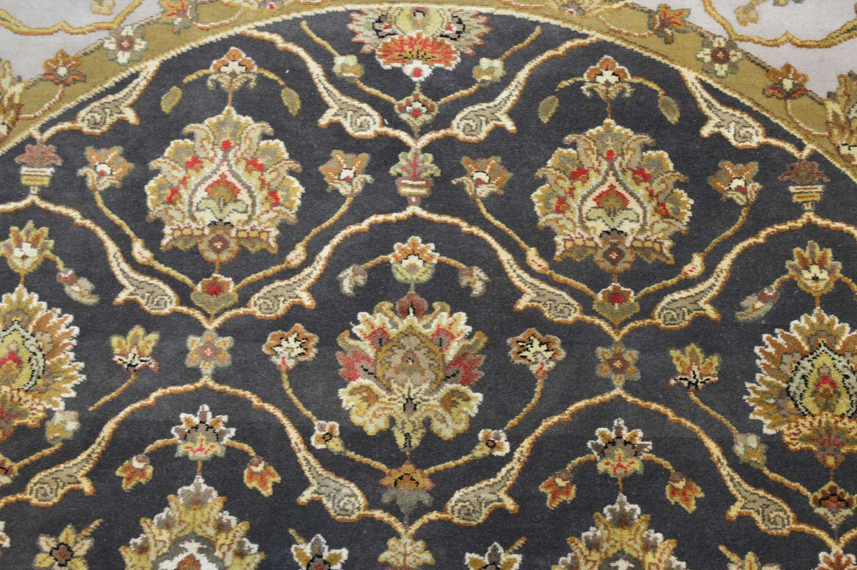 6' 3" x 6' 2" India Jaipur Round Rug image 2