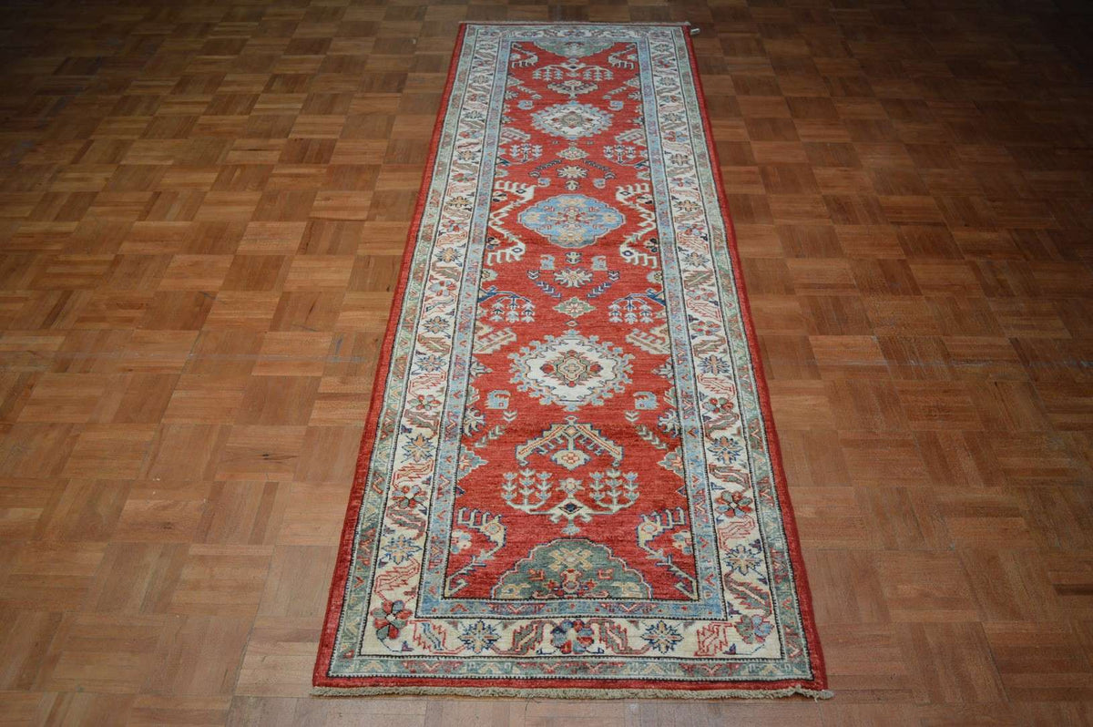 2' 9" x 8' 10" Pakistan Kazak Runner image 1