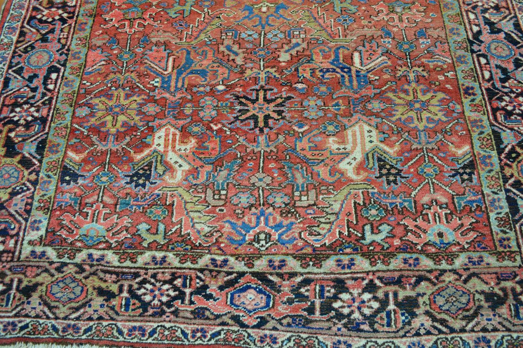 7' 3" x 10' 3" Persian Heriz Rug image 5