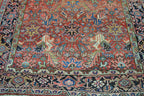 7' 3" x 10' 3" Persian Heriz Rug image 5