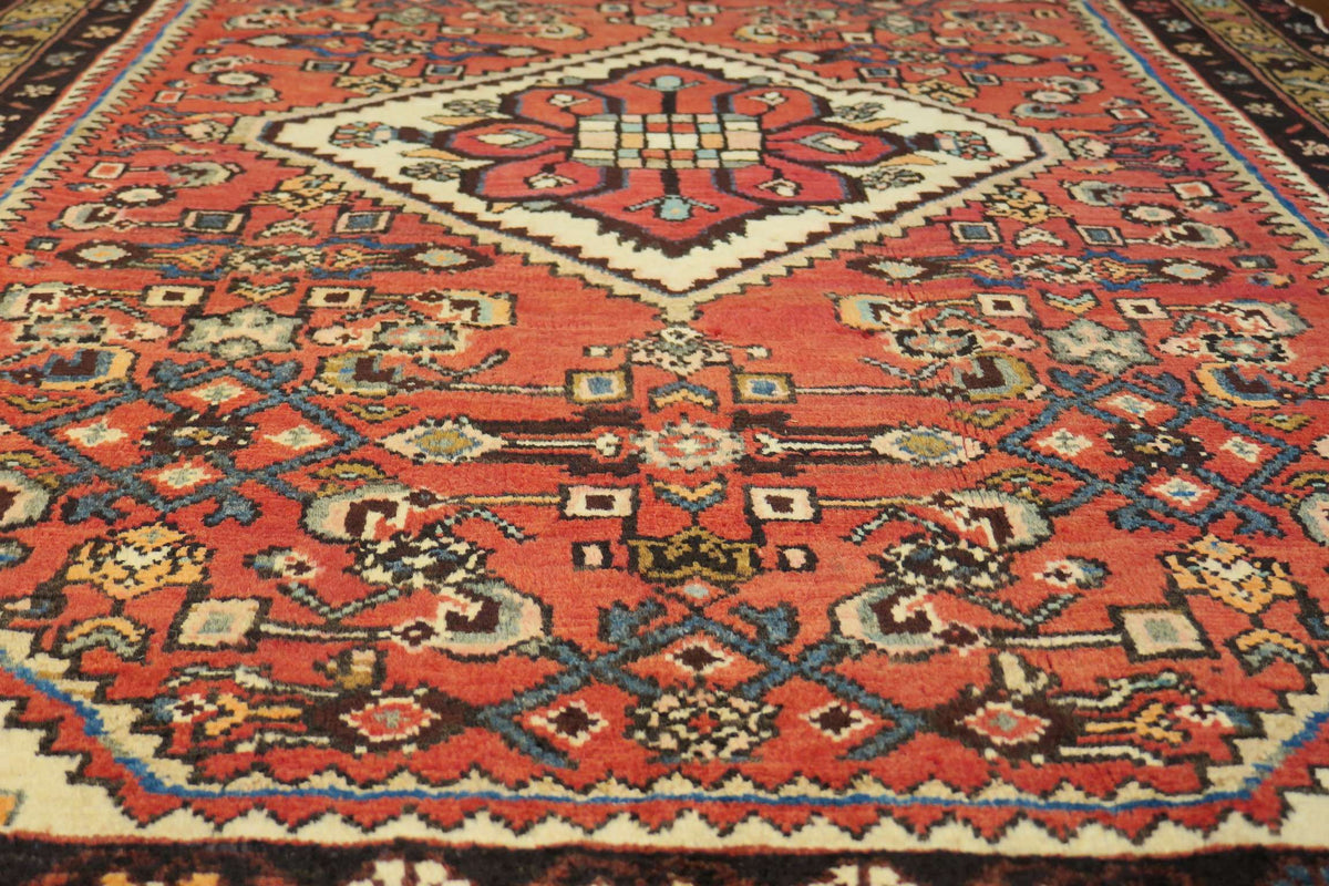 3' 7" x 4' 9" Persian Hamadan Rug image 6