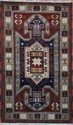 3' 0" x 5' 0" India Kazak Rug image 0