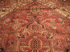 7' 9" x 11' 6" Persian Heriz Rug image 6