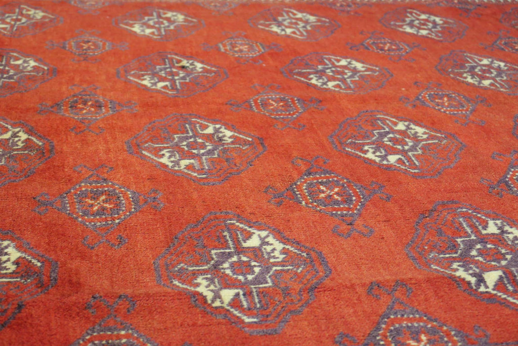 6' 4" x 9' 1" Persian Turkeman Rug image 1