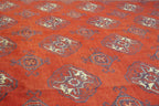 6' 4" x 9' 1" Persian Turkeman Rug image 1