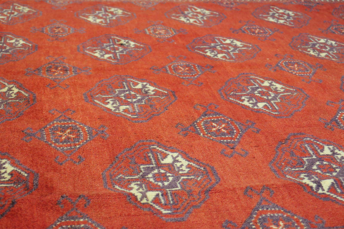 6' 4" x 9' 1" Persian Turkeman Rug image 1