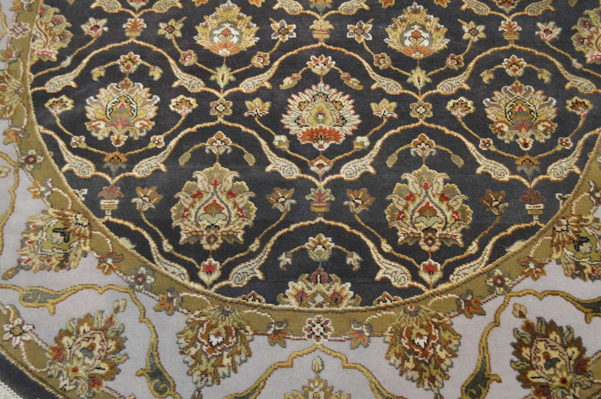 6' 3" x 6' 2" India Jaipur Round Rug image 6