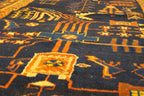 3'5'' x 10'3'' Persian Hamadan Runner image 5