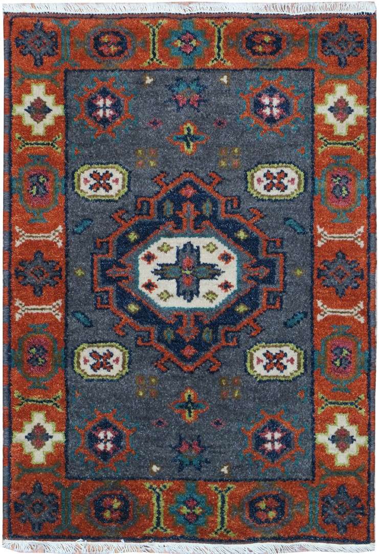 2' 0" x 3' 0" India Kazak Rug image 0