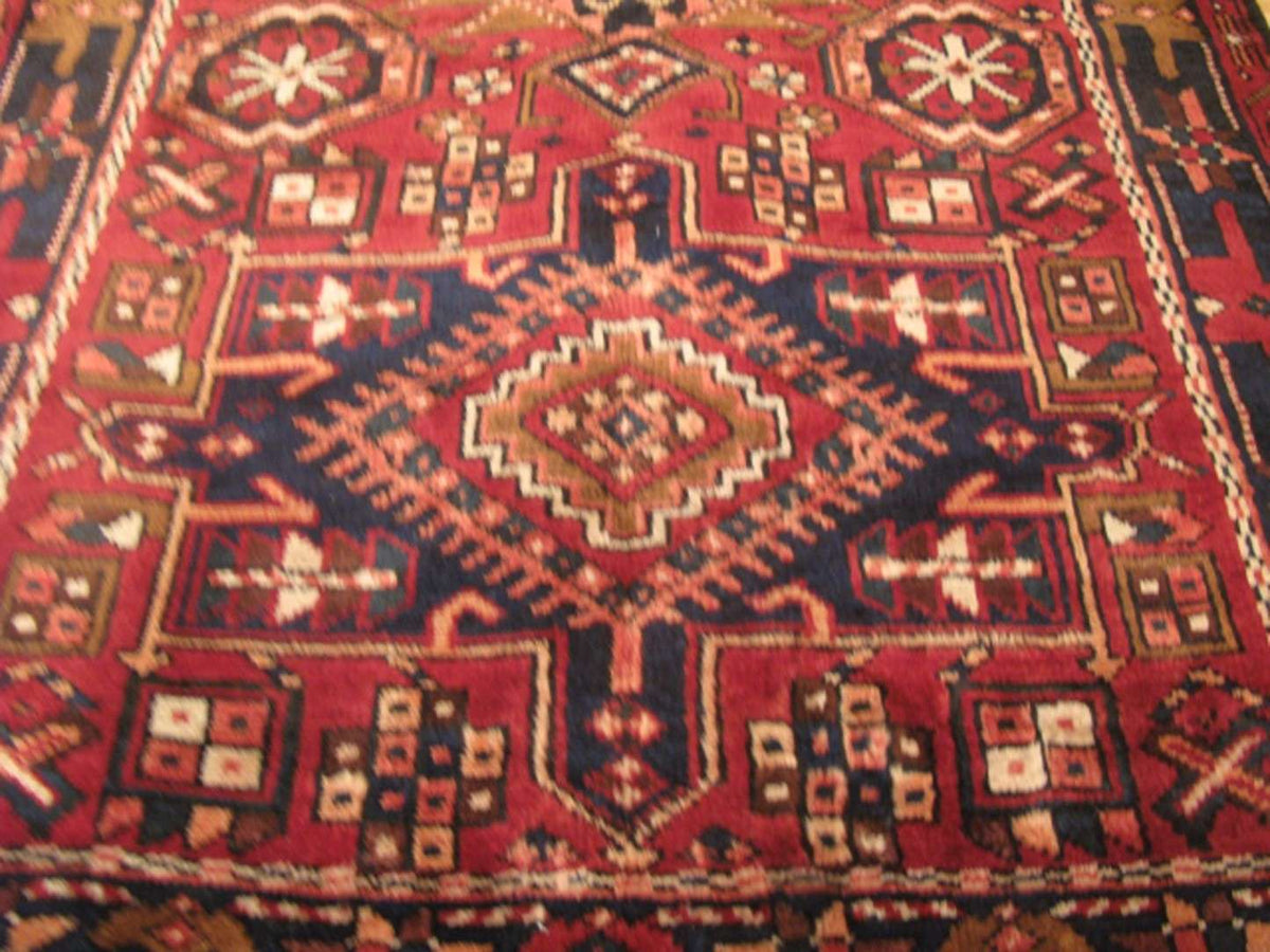 3' 7" x 11' 0" Persian Heriz Runner image 6