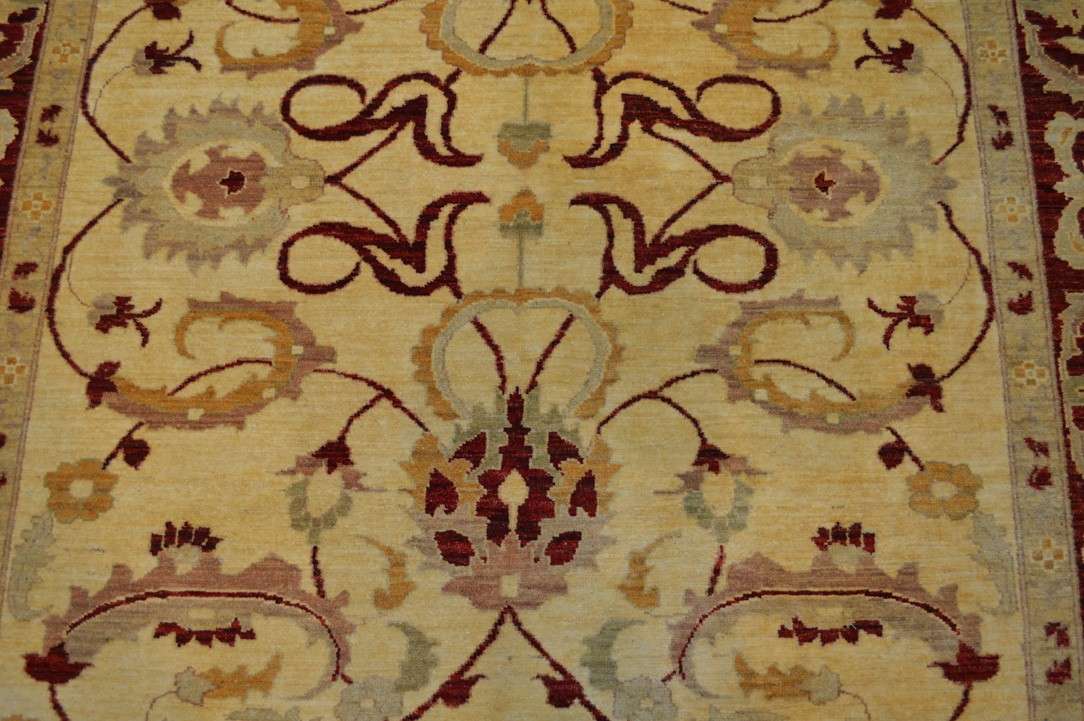 6' 0" x 6' 6" Pakistan Peshawar Rug image 7