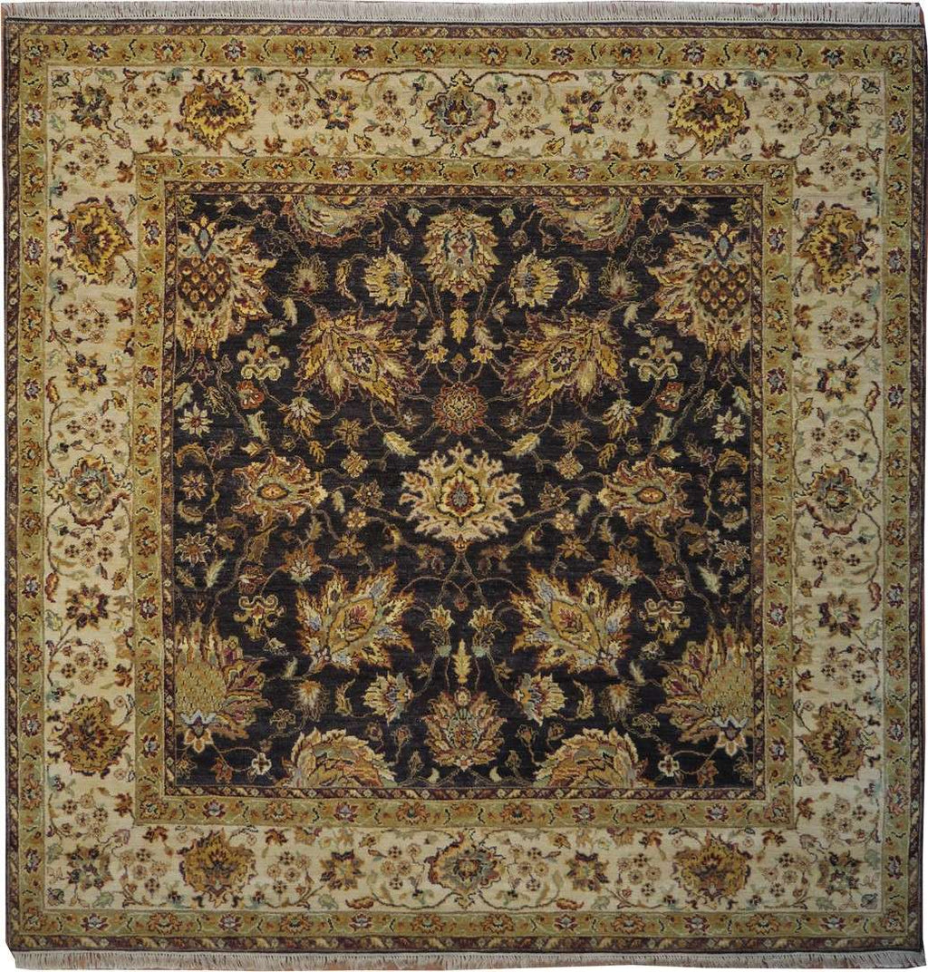 7' 9" x 8' 1" India Sultanabad Square Rug image 0