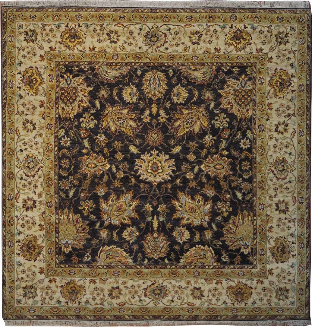 7' 9" x 8' 1" India Sultanabad Square Rug image 0