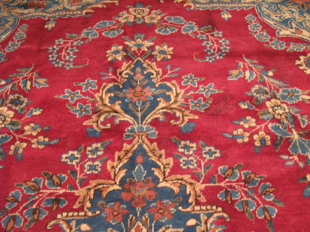 8' 8" x 11' 6" Persian Yaazd Rug image 5