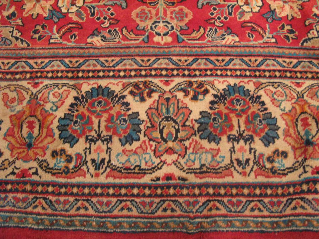 10' 6" x 14' 4" Persian Sarouk Rug image 2