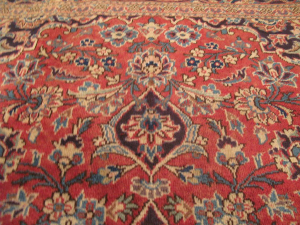 4' 1" x 6' 7" Persian Kashan Rug image 3