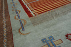 5' 9" x 9' 6" India Gabbeh Rug image 2