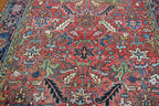 7' 4" x 10' 8" Persian Heriz Rug image 2