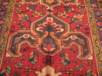 3' 4" x 10' 1" Persian Heriz Runner image 9
