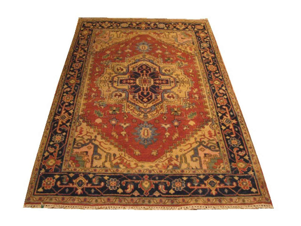 4' 0" x 6' 1" India Serapi Rug image 0