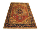 4' 0" x 6' 1" India Serapi Rug image 0