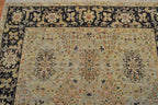 3' 8" x 4' 9" India Agra Rug image 10