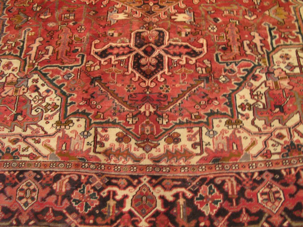 8' 1" x 11' 7" Persian Heriz Rug image 9