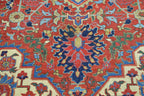 9' 1" x 11' 9" Persian Heriz Rug image 5
