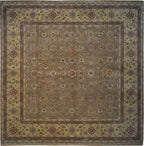 9' 8" x 9' 9" India Agra Rug image 0