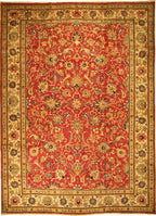 9' 5" x 12' 1" Persian Tabriz Rug image 1