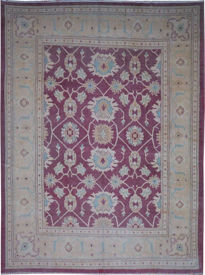 10' 1" x 13' 5" Turkish Oushak Rug image 0