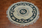 3' 0" x 3' 0" China Tabriz Round Rug image 1
