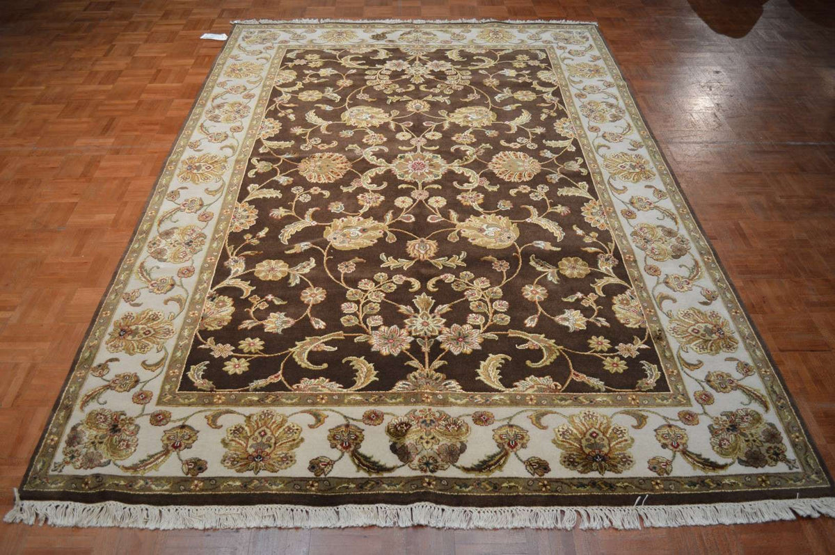 6' 2" x 9' 2" India Jaipur Rug image 1