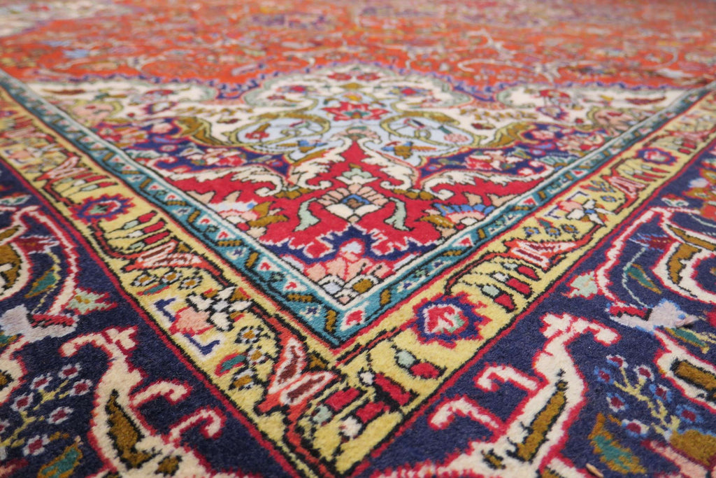 7' 0" x 10' 2" Persian Tabriz Rug image 1