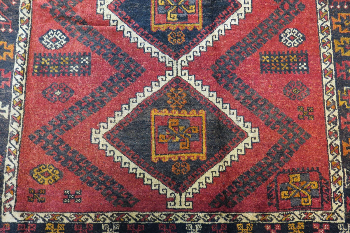4'1'' x 8'8'' Persian Hamadan Runner image 1