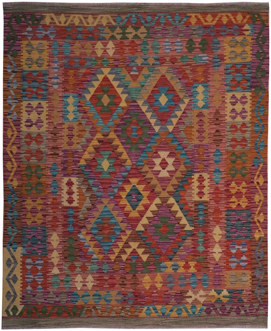5' 3" x 6' 4" India Kilim Rug image 0
