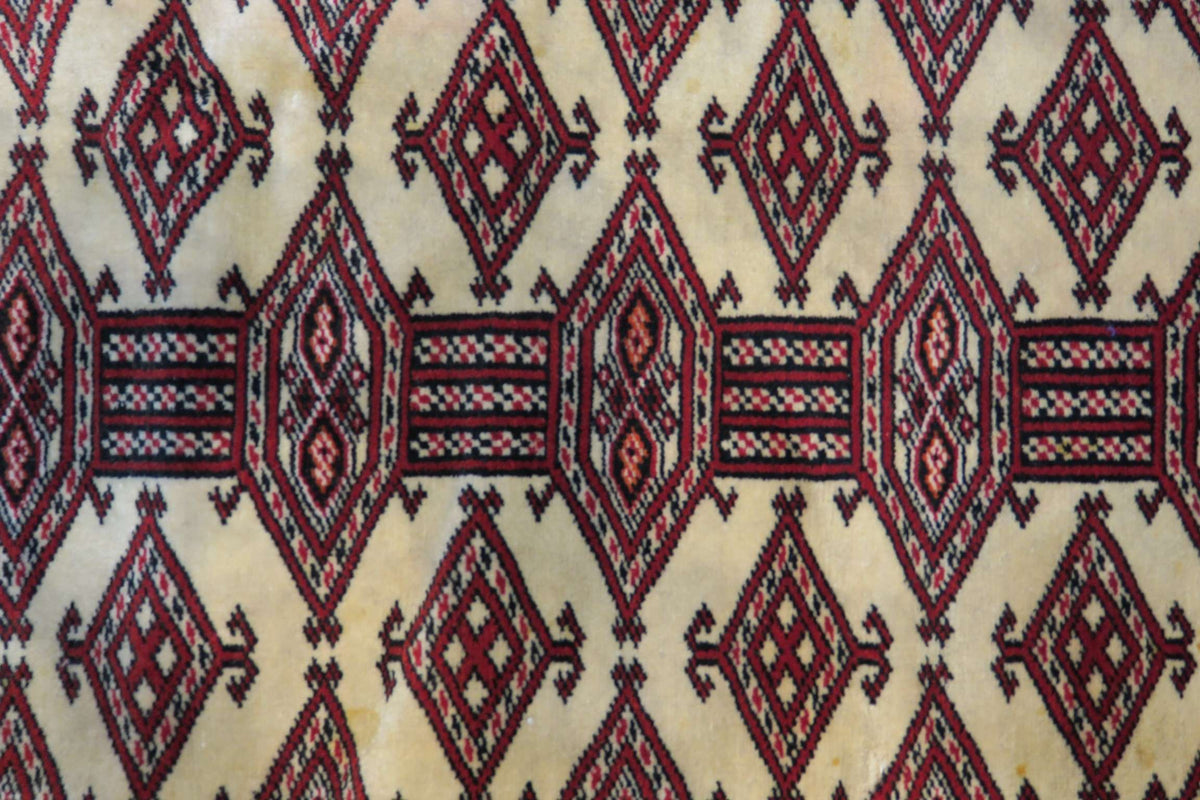 4' 1" x 5' 6" Persian Turkeman Rug image 6
