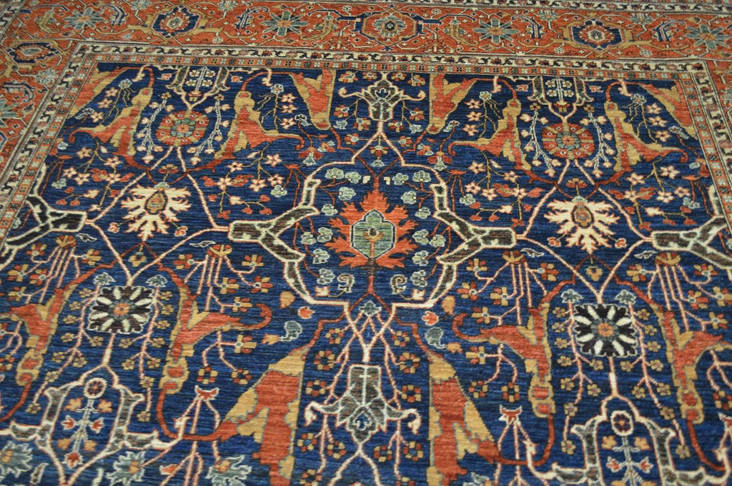 9' 2" x 12' 1" Pakistan Serapi Rug image 1