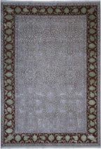 6' 2" x 8' 8" India Tabriz Rug image 0
