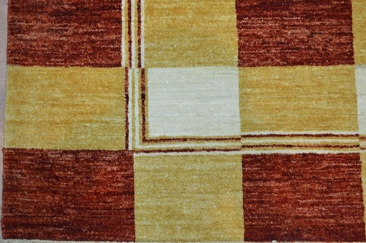 4' 1" x 4' 2" India Gabbeh Rug image 1