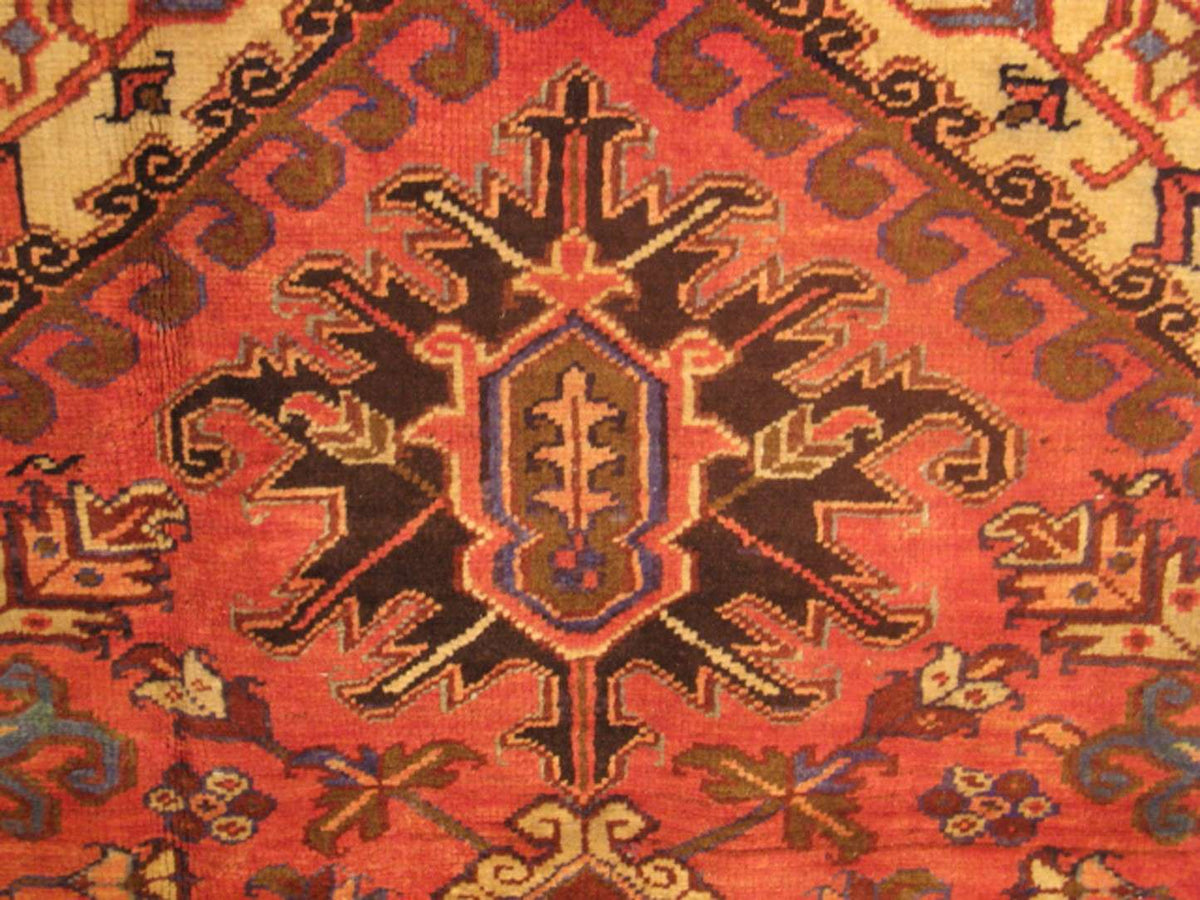8' 3" x 10' 9" Persian Heriz Rug image 4