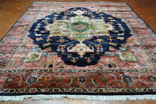 10' 0" x 14' 2" India Heriz Rug image 1