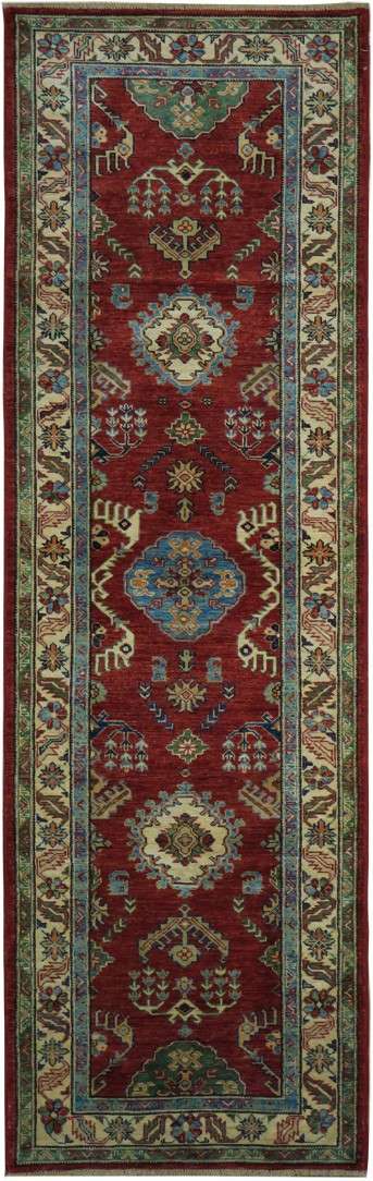 2' 9" x 8' 10" Pakistan Kazak Runner image 0