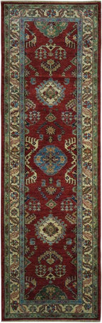 2' 9" x 8' 10" Pakistan Kazak Runner image 0