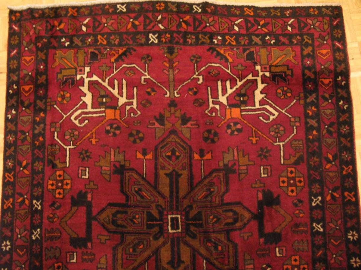 4' 6" x 14' 4" Persian Heriz Runner image 2