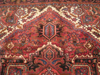 6' 8" x 9' 4" Vintage Heriz Rug image 3