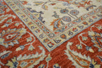 8' 1" x 9' 10" Pakistan Chobi Rug image 4