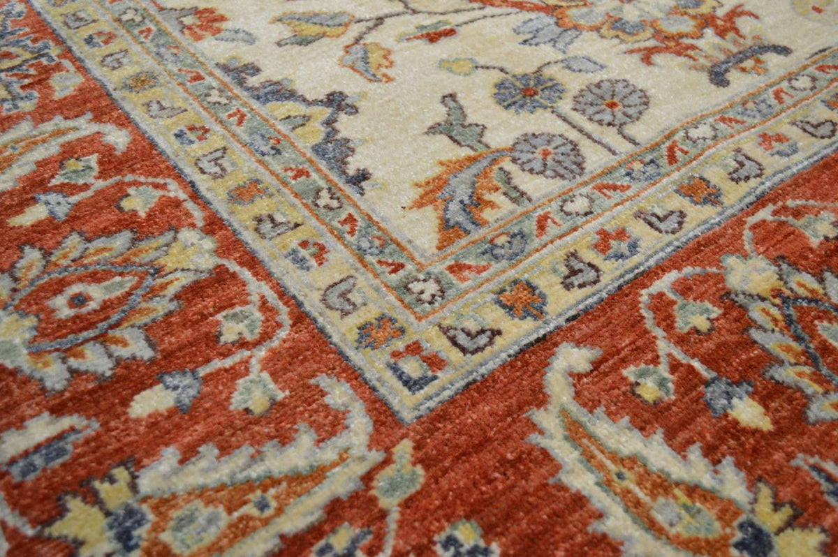 8' 1" x 9' 10" Pakistan Chobi Rug image 4