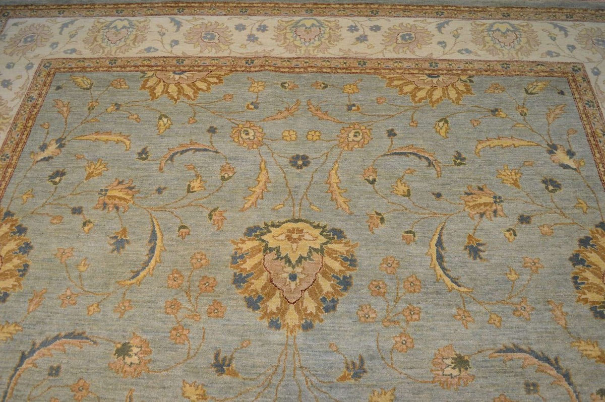 9' 2" x 12' 6" Pakistan Oushak Rug image 8